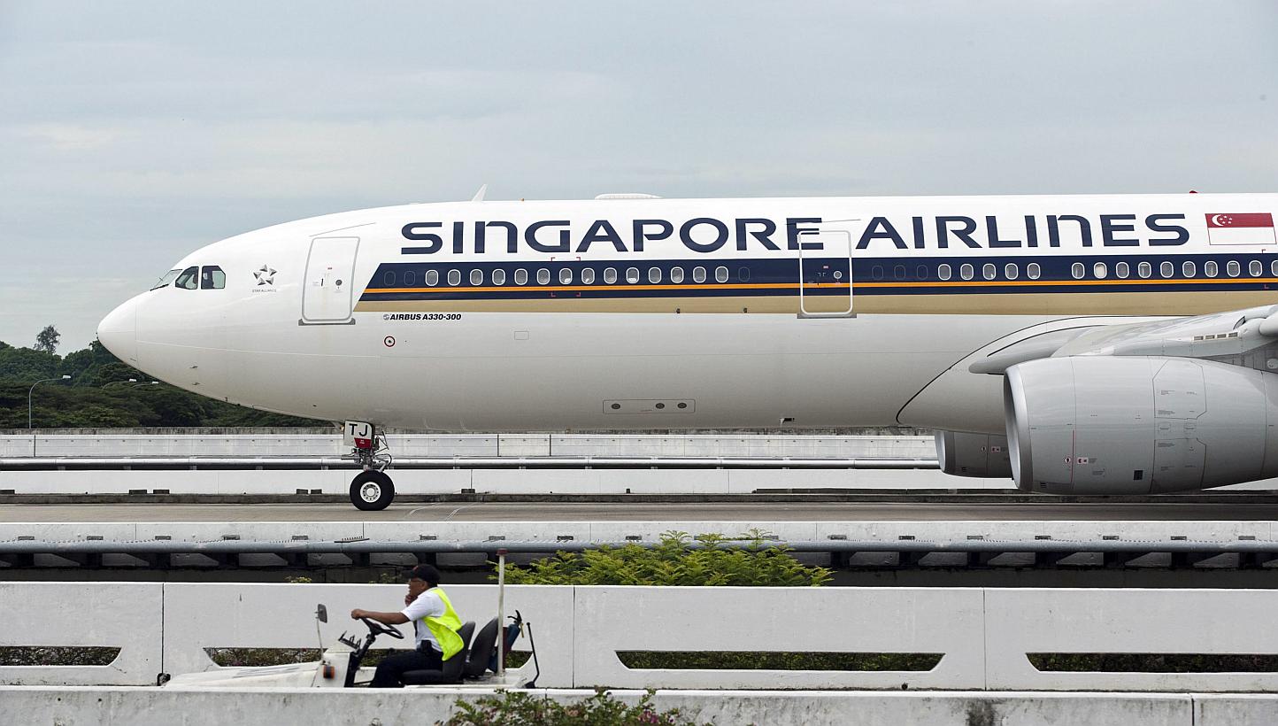 Singapore Airlines (SIA) has partnered the Singapore National Olympic Council (SNOC) as the official airline partner for Team Singapore until the end of April 2018 in the first such partnership of its kind. -- PHOTO: BLOOMBERG