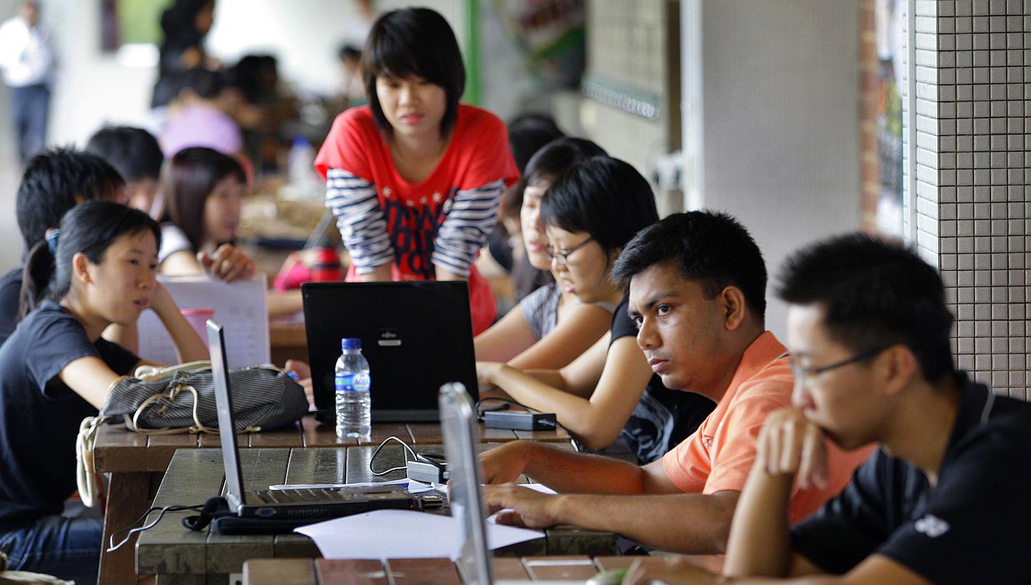 Applications for direct admission to secondary schools, junior colleges and polytechnics start this month, the Ministry of Education said on Monday. -- PHOTO: ST FILE