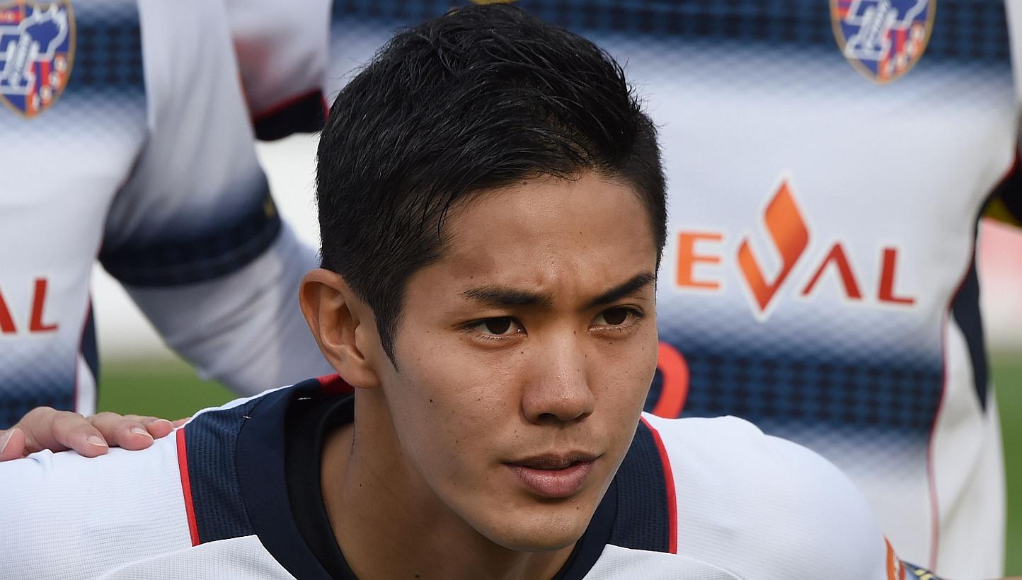 Muto began his professional career at FC Tokyo last year, scoring 13 goals in 33 games. -- PHOTO: AFP&nbsp;