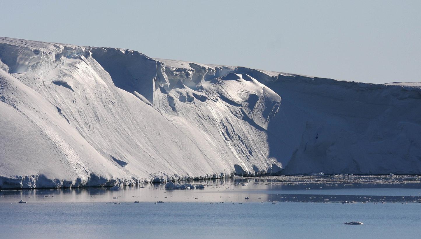 The Totten Glacier, the most rapidly thinning glacier in East Antarctica, in a photo handed out in March. The 120-kilometre long glacier is the largest in East Antarctica and melting more quickly than others in the area. -- PHOTO: AFP&nbsp;