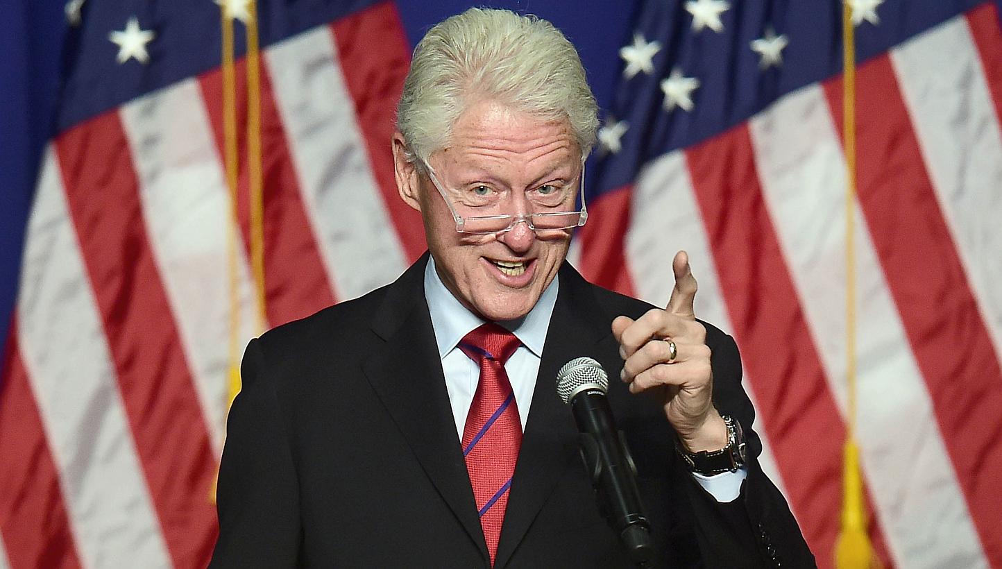 Former US President Bill Clinton in a 2014 photo. Mr Clinton said on Tuesday he will move back into the White House if his wife Hillary wins the presidency next year. -- PHOTO: AFP