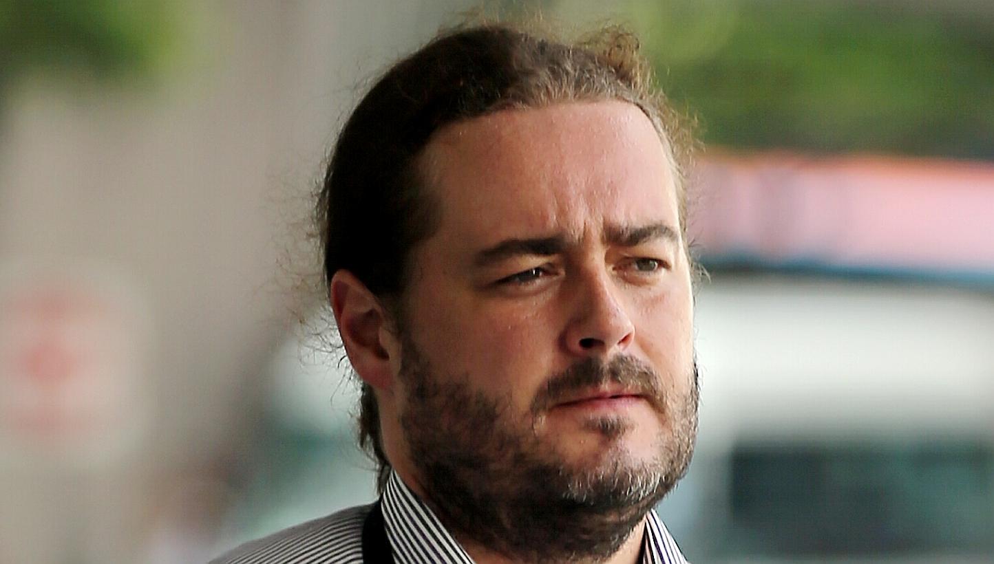 Finnish tourist Antti Tapio Peltomaki, 35, was jailed for four weeks for voluntarily causing hurt to a public servant in the discharge of his duty. -- ST PHOTO: WONG KWAI CHOW