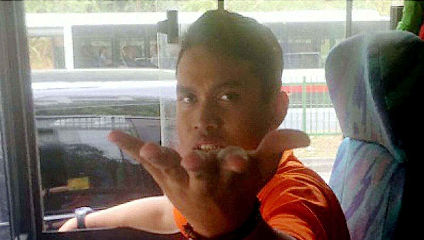 A Community Court heard that Muhammad Salahuddin Omar, who is deaf and cannot speak, was out on police bail when he committed the latest theft at Woodlands Industrial Park E8 on March 8. -- PHOTO: SHIN MIN DAILY NEWS