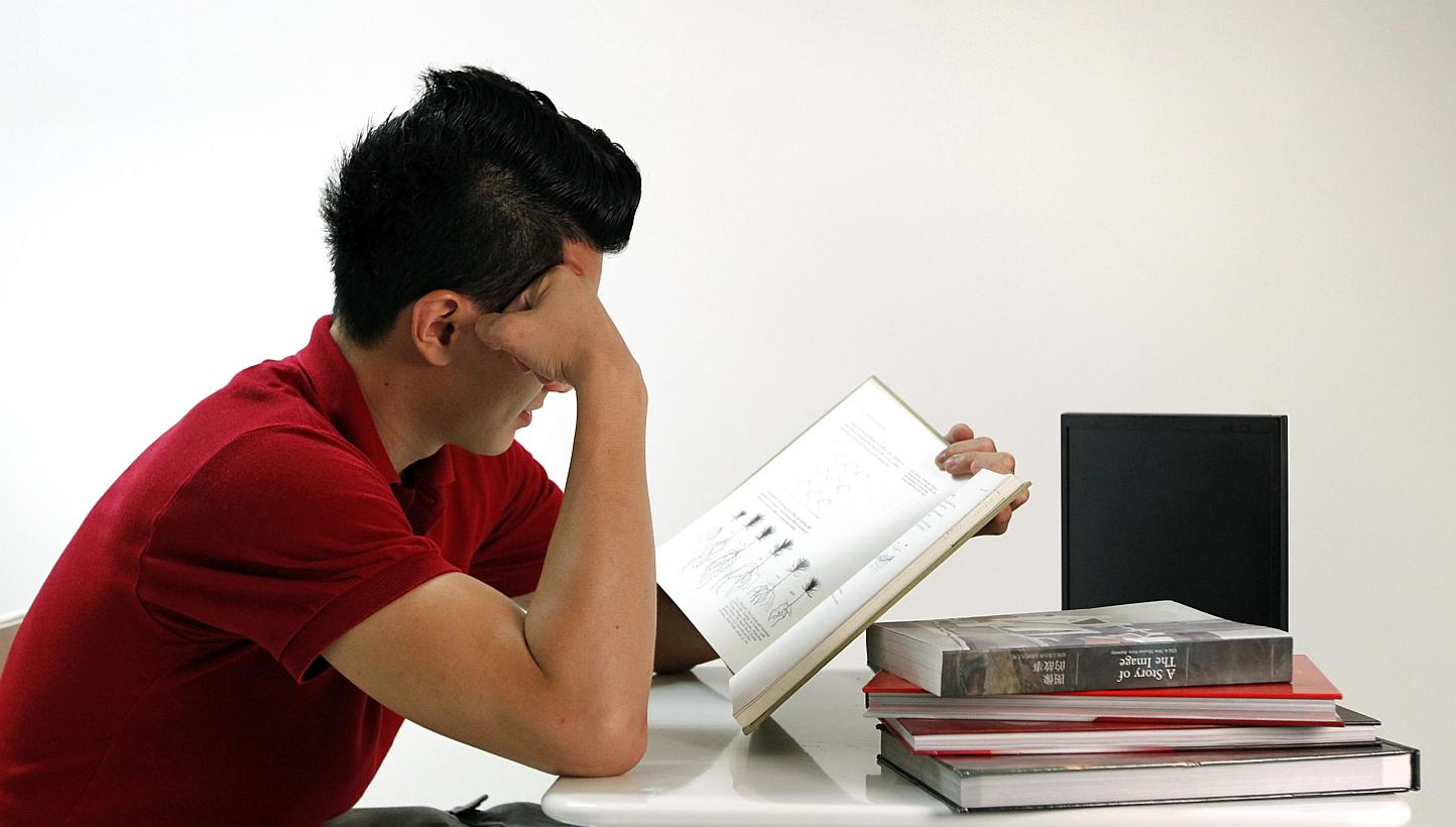 Singaporeans come out tops in maths, problem-solving, and even the amount of time spent on homework. -- PHOTO: ST FILE 