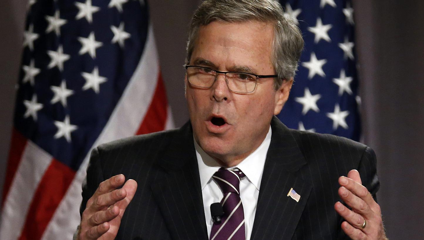 Republican Jeb Bush (above) reversed field on Thursday after a week of criticism and said that based on information known now, he would not have launched the Iraq war carried out by his brother, former President George W. Bush.&nbsp;-- PHOTO: REUTERS
