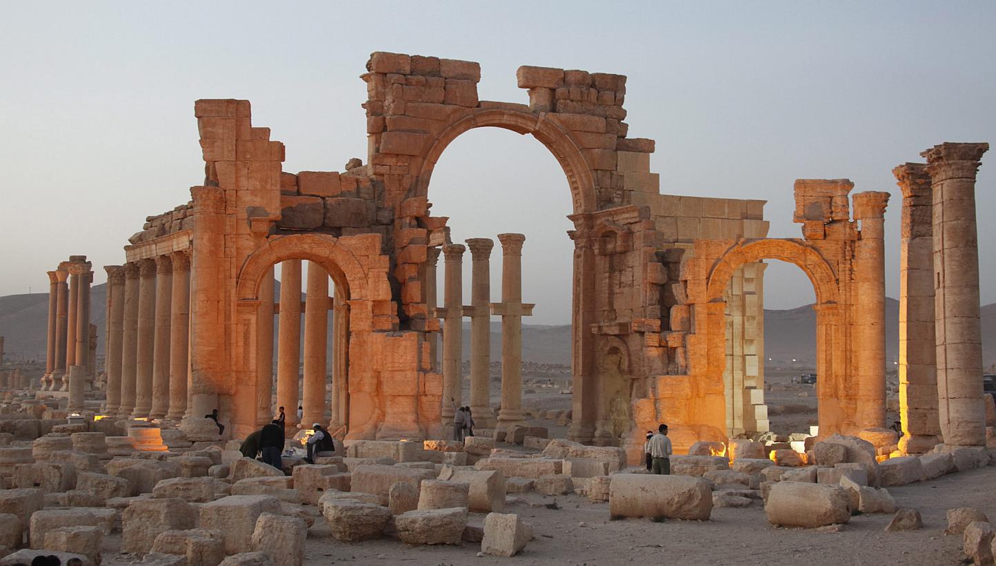 The ancient city of Palmyra in central Syria. -- PHOTO: EPA&nbsp;