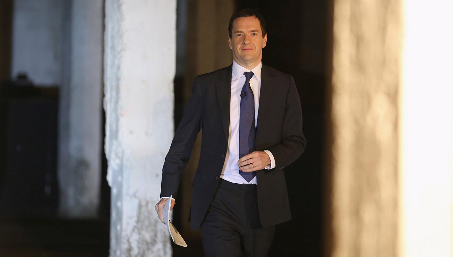 Britain's finance minister George Osborne announced plans for a second 2015 government budget on Saturday to quickly implement his Conservative Party's campaign promises of spending cuts and savings following a surprise election win. -- PHOTO: REUTER
