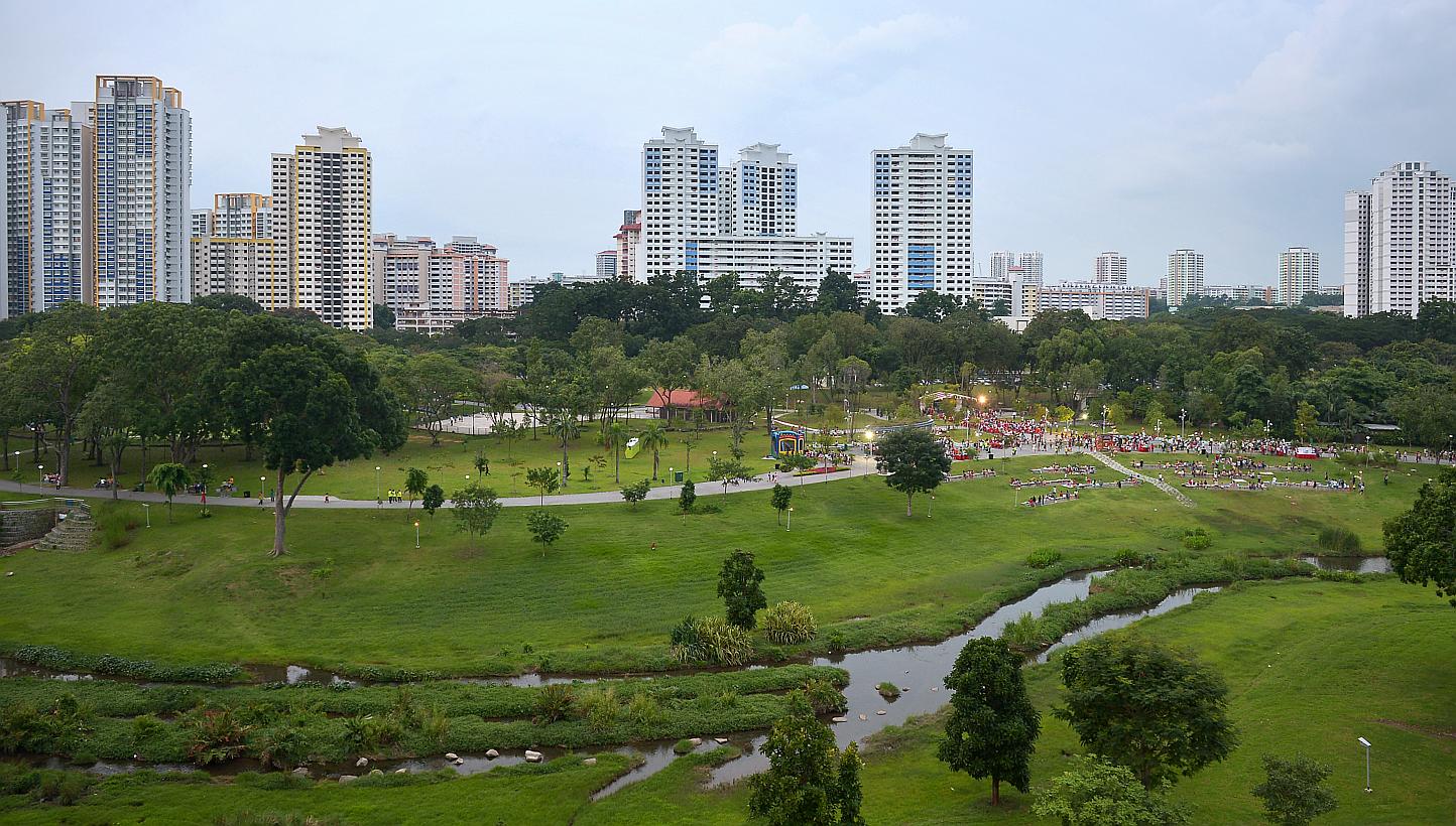 A series of walks that will take participants around 14 ABC Waters locations throughout Singapore over the next two years was launched on May 17, 2015, with the first walk to take place at Bishan-Ang Mo Kio Park (above) on June 28. -- PHOTO: ST FILE&