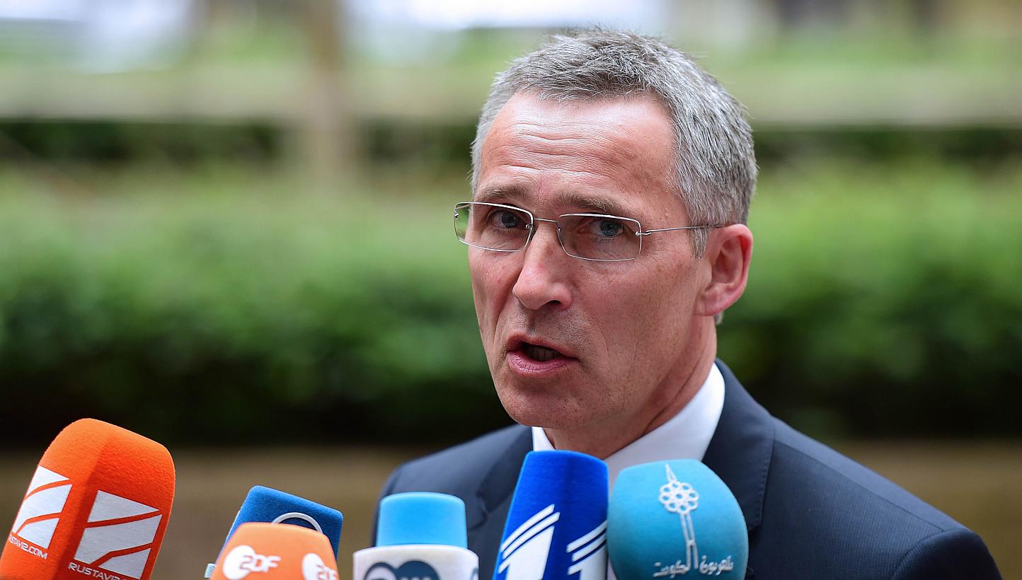 Nato head Jens Stoltenberg warned on Monday, May 18, 2015, that fighters from Islamic extremist groups may hide among the flood of migrants seeking refuge in Europe, increasing the need for an effective response. -- PHOTO: AFP