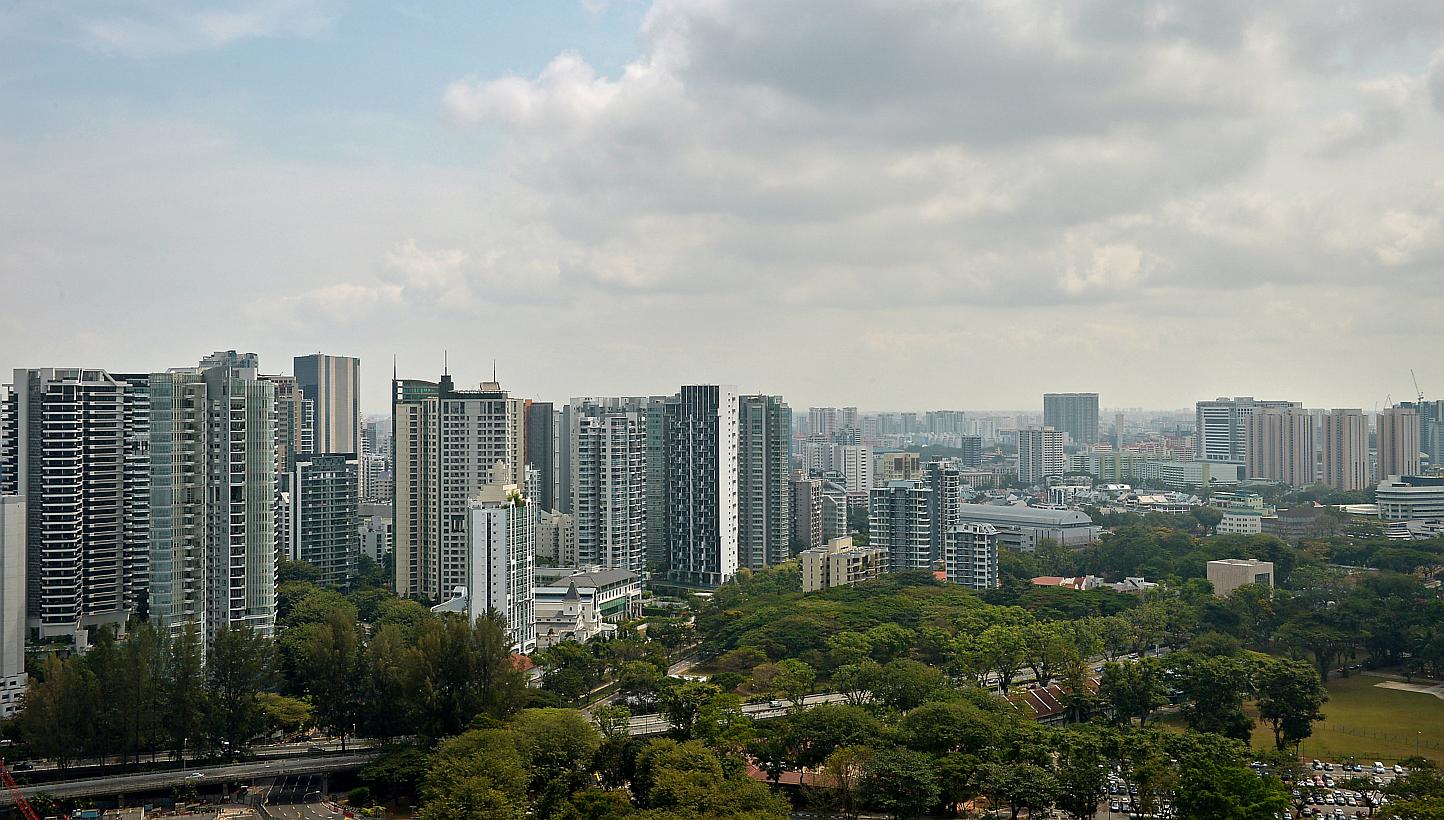 Private property, developments and commercial buildings as seen from Scotts Road. Home buyers will soon have details about private property sales and prices at their fingertips under reforms aimed at improving safeguards and market transparency. -- P