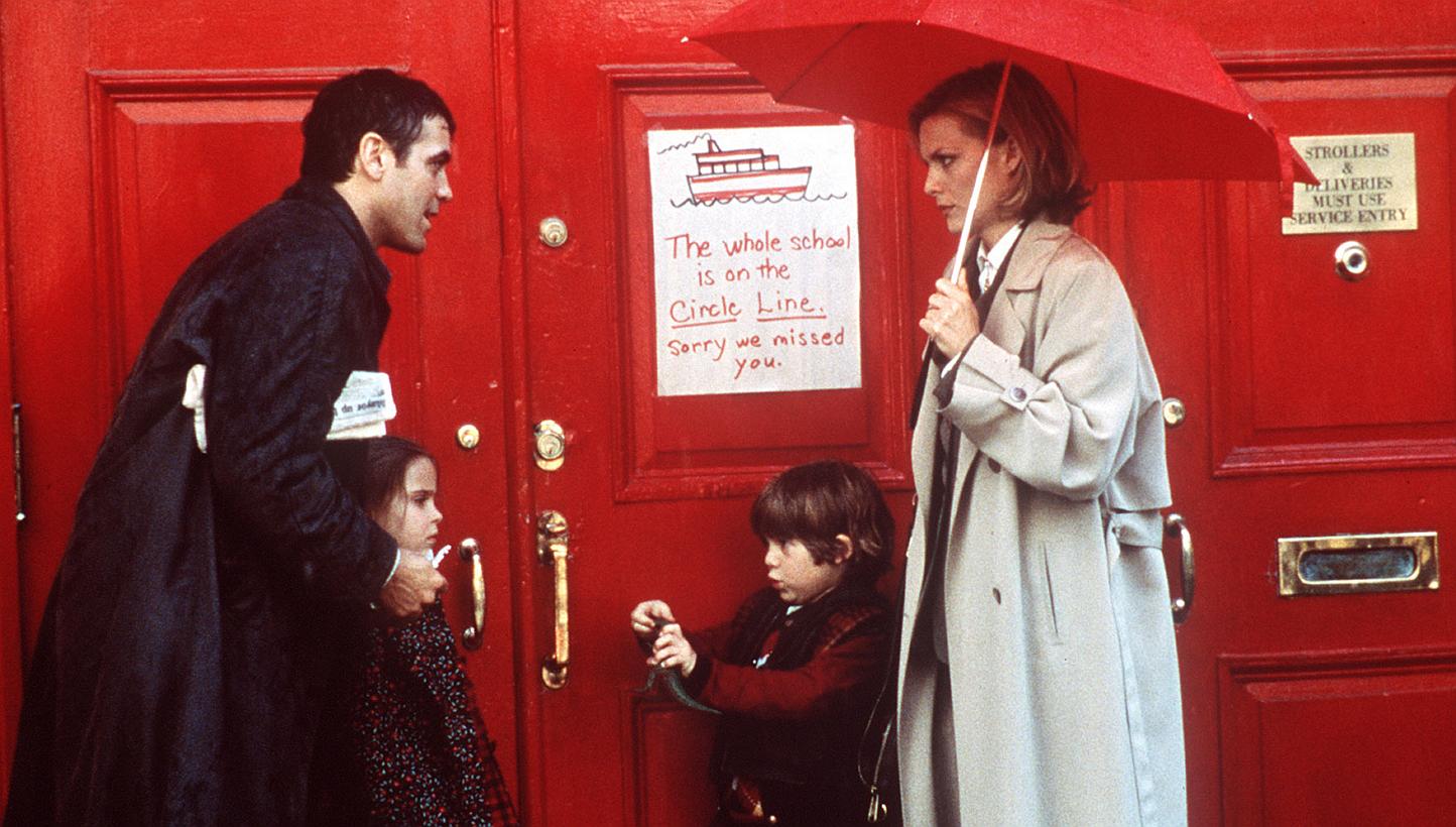 Besides betting with actress Nicole Kidman, George Clooney also took on actress Michelle Pfeiffer, his co-star in the 1996 movie One Fine Day (left), about him staying single by the age of 40.