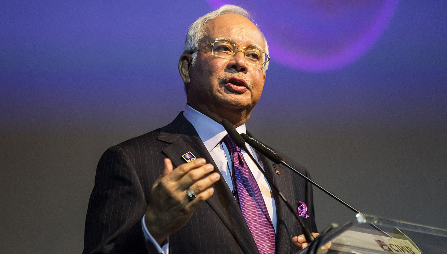 Malaysian Prime Minister Najib Razak, Malaysia's prime minister, speaks during the Invest Malaysia Conference in Kuala Lumpur, Malaysia, on June 9, 2014. -- PHOTO: BLOOMBERG&nbsp;