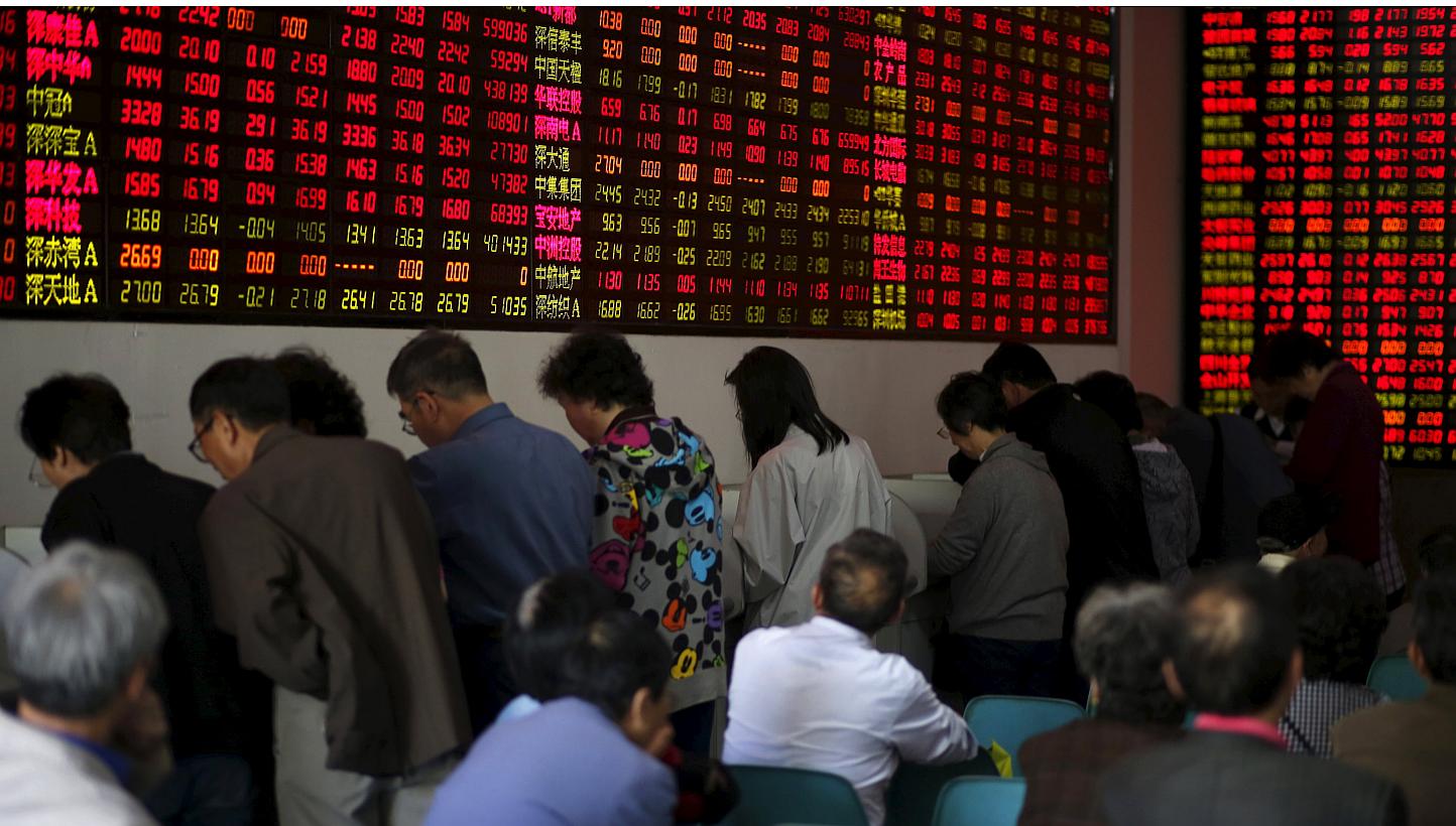 China stocks jumped to fresh seven-year highs on Friday morning, and looked set for their biggest weekly gain in two months, as investors raised bets that a month-long consolidation period is ending. -- PHOTO: REUTERS