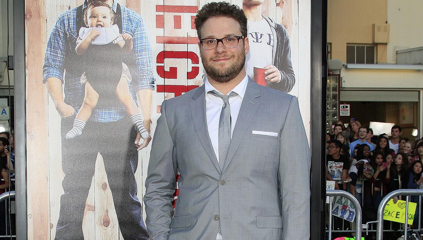 Celebrities such as Seth Rogen (above) and Leonardo DiCaprio are deemed to have the quintessential dad bod. -- PHOTO: EUROPEAN PRESSPHOTO AGENCY