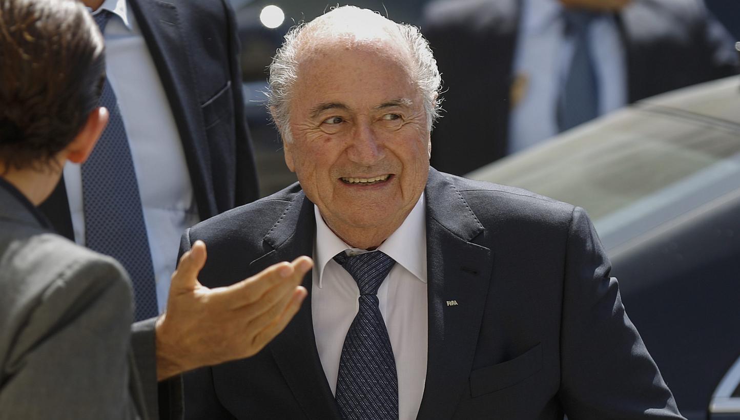 Argentina legend Diego Maradona has called Fifa chief Sepp Blatter (above) "a dictator". -- PHOTO: EPA