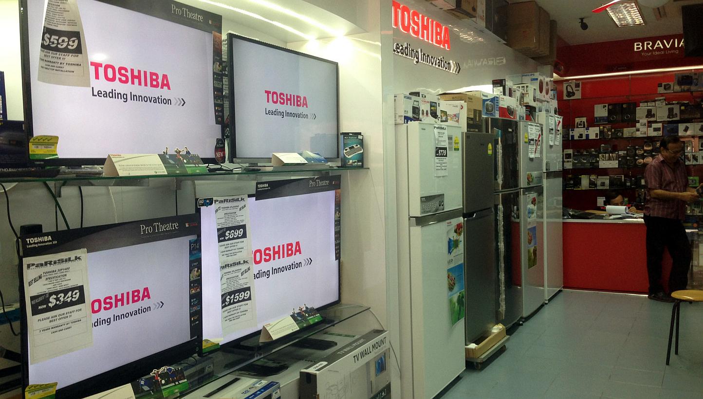 Retailers of Toshiba products say that, given the relatively small quantity of Toshiba TV sets and appliances on the market, and their modest popularity, the move to cease sales will not affect business greatly.