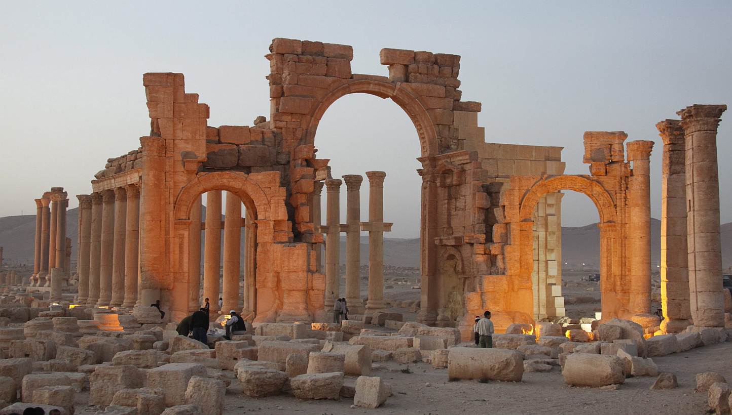 The ancient city of Palmyra in central Syria. -- PHOTO: EPA