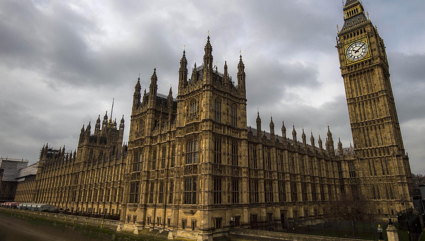 A general view of the Palace of Westminster, with the Great Westminster Clock, more commonly known as "Big Ben" seen on April 5, 2015 in London. -- PHOTO: AFP
