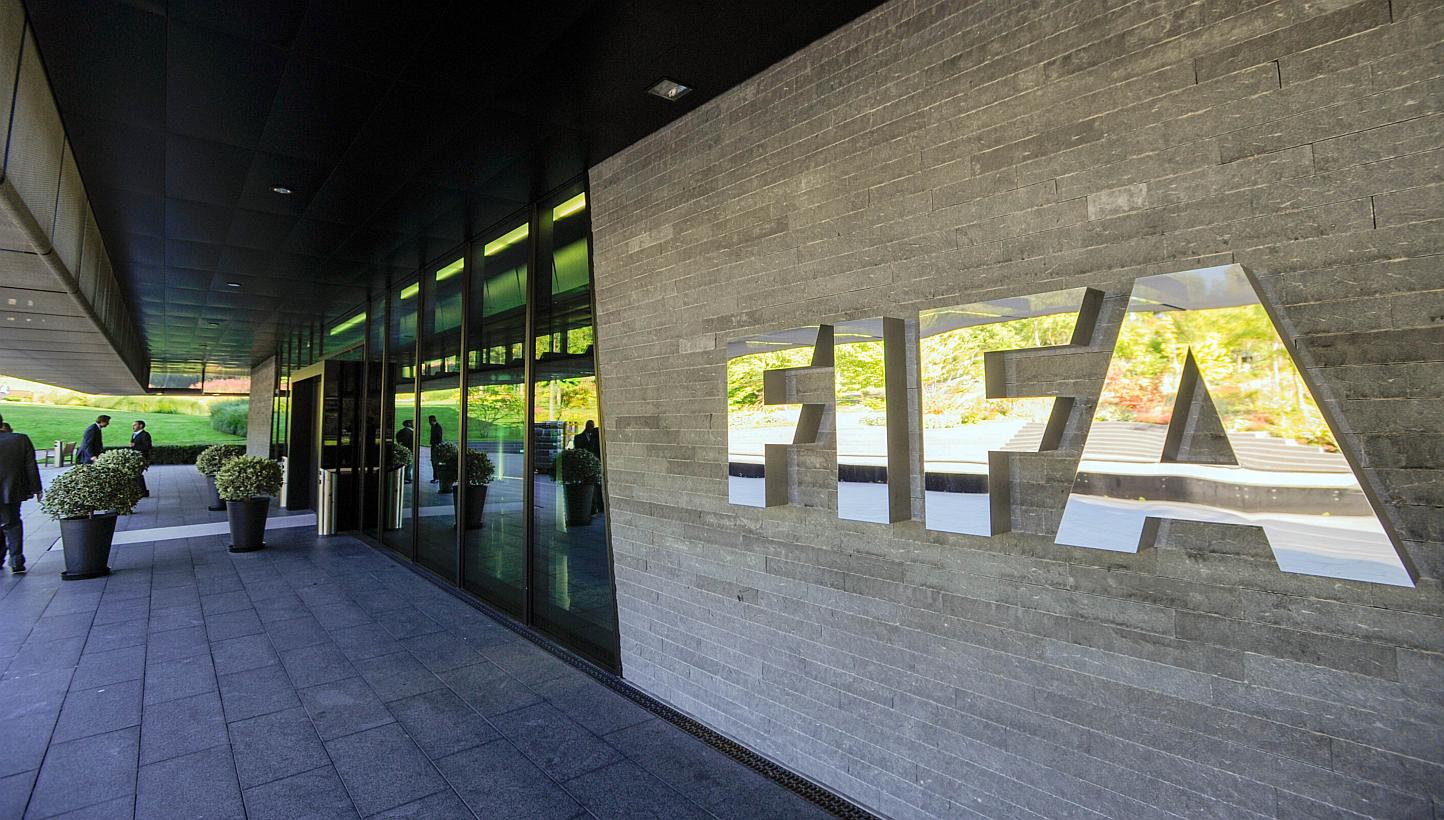 Six football officials were arrested in Zurich early on Wednesday upon request from US authorities, suspected of receiving or paying bribes worth millions of dollars, Swiss authorities said. -- PHOTO: AFP