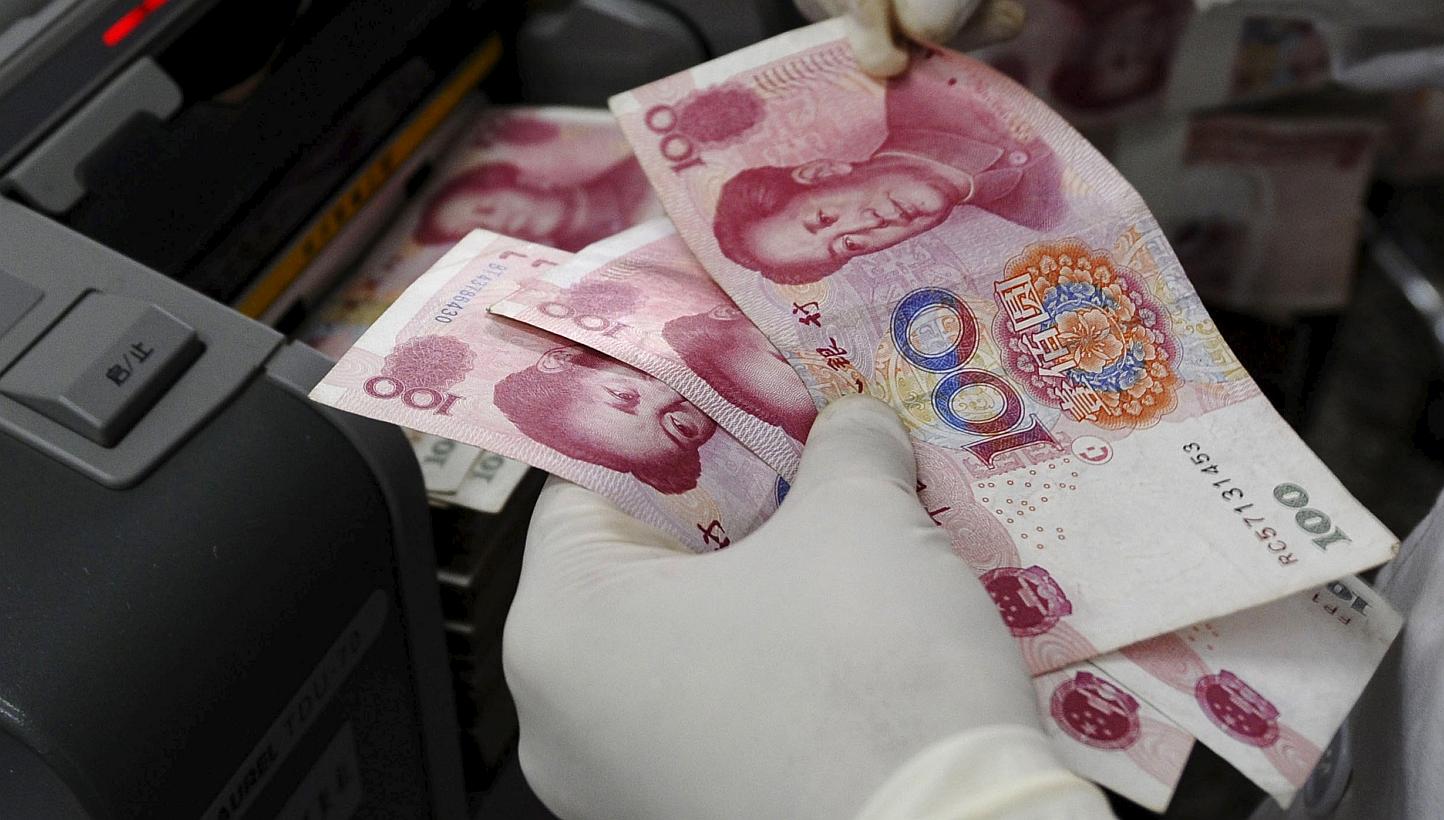 The yuan has become Asia's most-active currency for payments to China and Hong Kong, according to the Society for Worldwide Interbank Financial Telecommunications (Swift). -- PHOTO: REUTERS