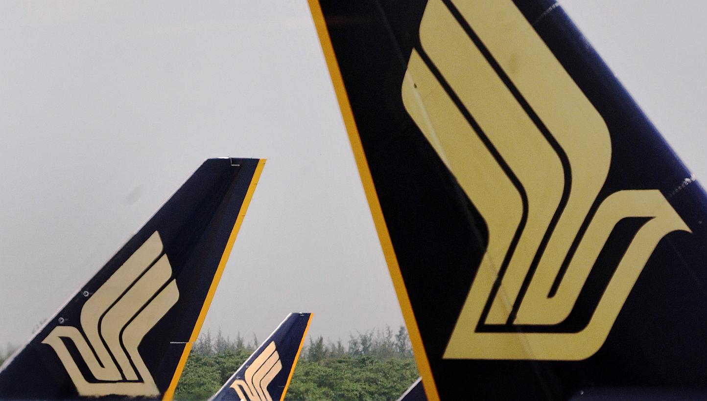 Passengers on a Singapore Airlines (SIA) flight bound for Shanghai on Saturday had a bit of a scare when both engines experienced a temporary loss of power amid bad weather. -- PHOTO: ST FILE
