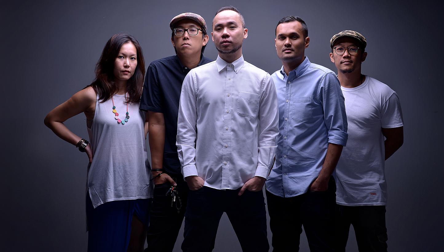 Singapore indie band Great Spy Experiment. -- ST PHOTO: KUA CHEE SIONG