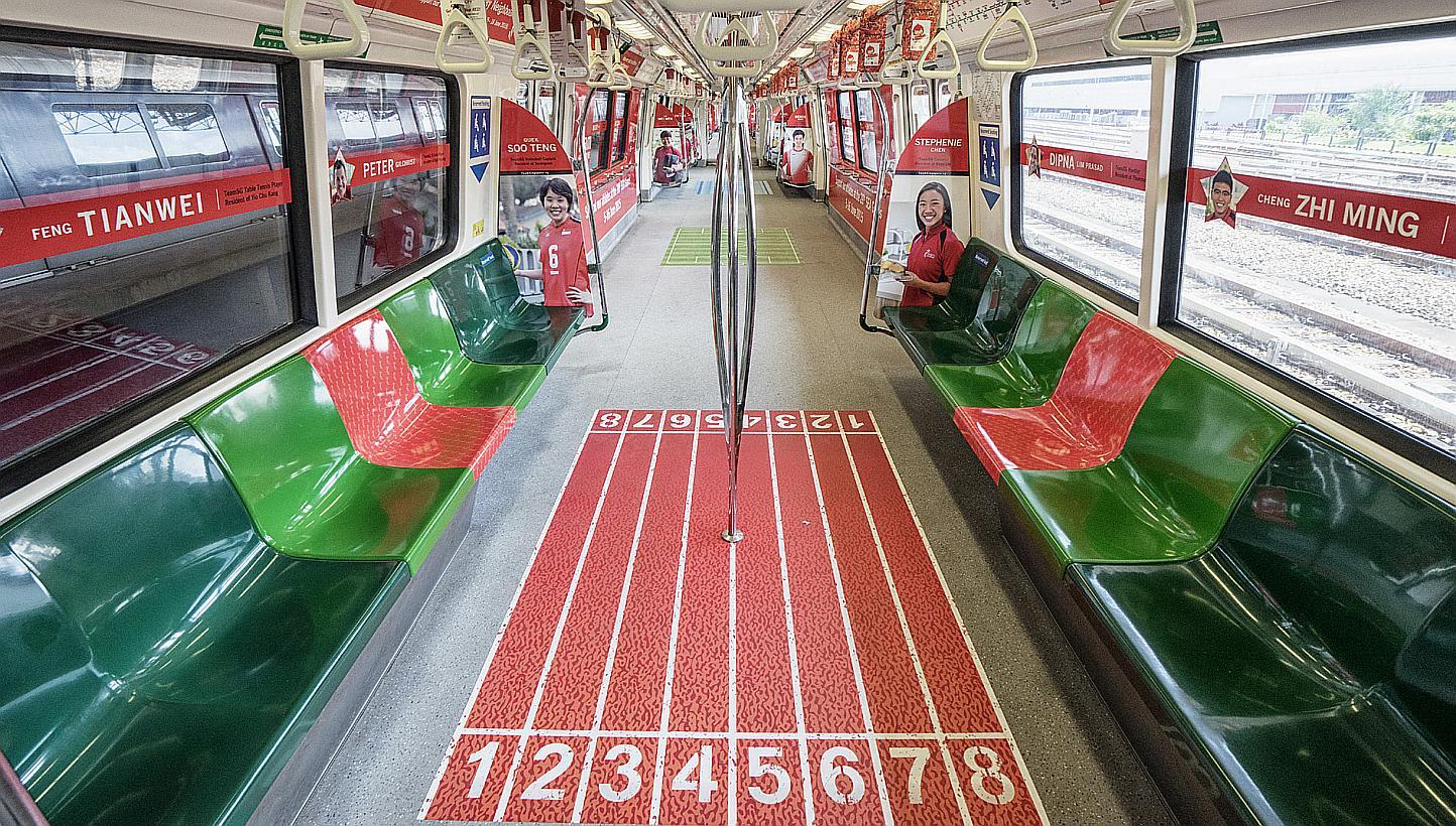 The operating hours for trains and selected bus services will be extended on June 5 for the opening of the SEA Games -- PHOTO: SMRT&nbsp;