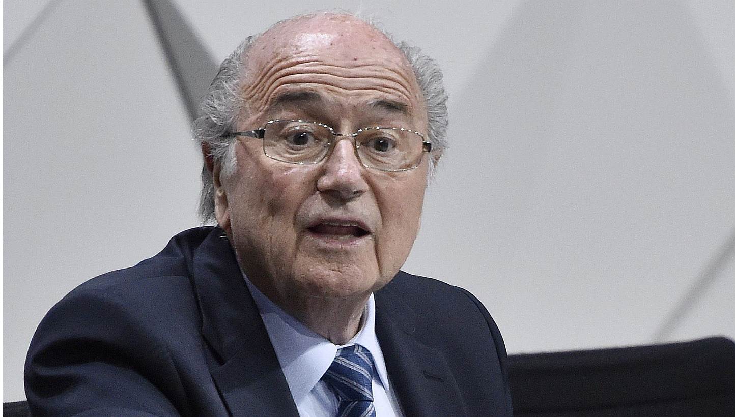 Fifa President Sepp Blatter attends the 65th Fifa Congress in Zurich on May 29, 2015. Domenico Scala, chairman of the audit and compliance committee, issued a stark warning that Fifa's culture must change if it is to reclaim its credibility as an ope