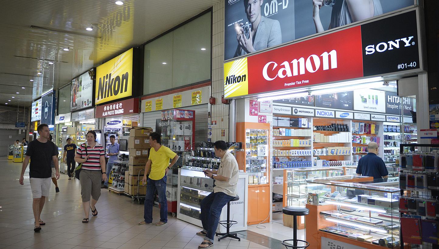 The interior of Sim Lim Square. -- ST PHOTO: MARK CHEONG