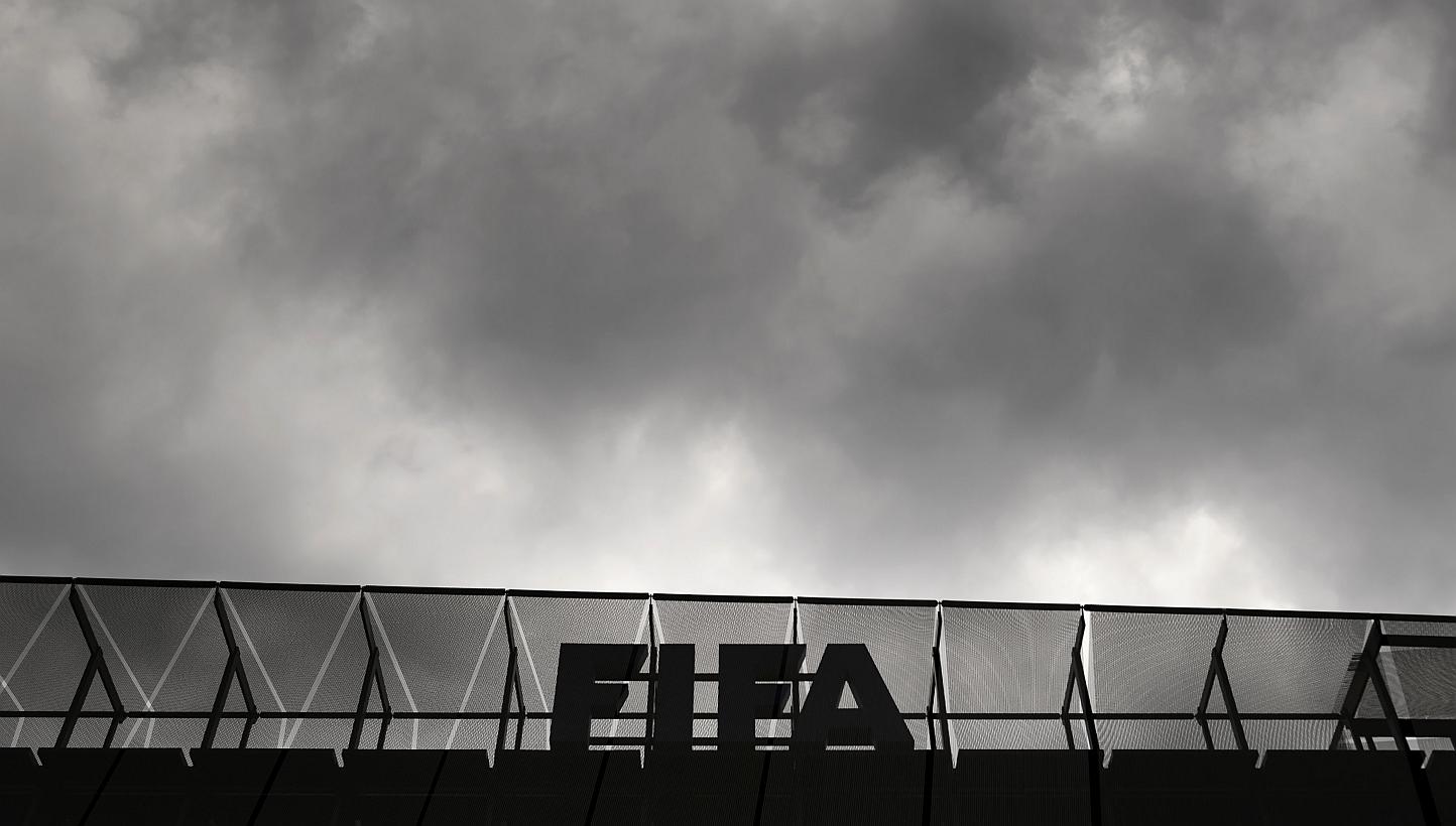 A logo of the Fifa is seen at the top of its headquarters on May 27, 2015 in Zurich. -- PHOTO: AFP
