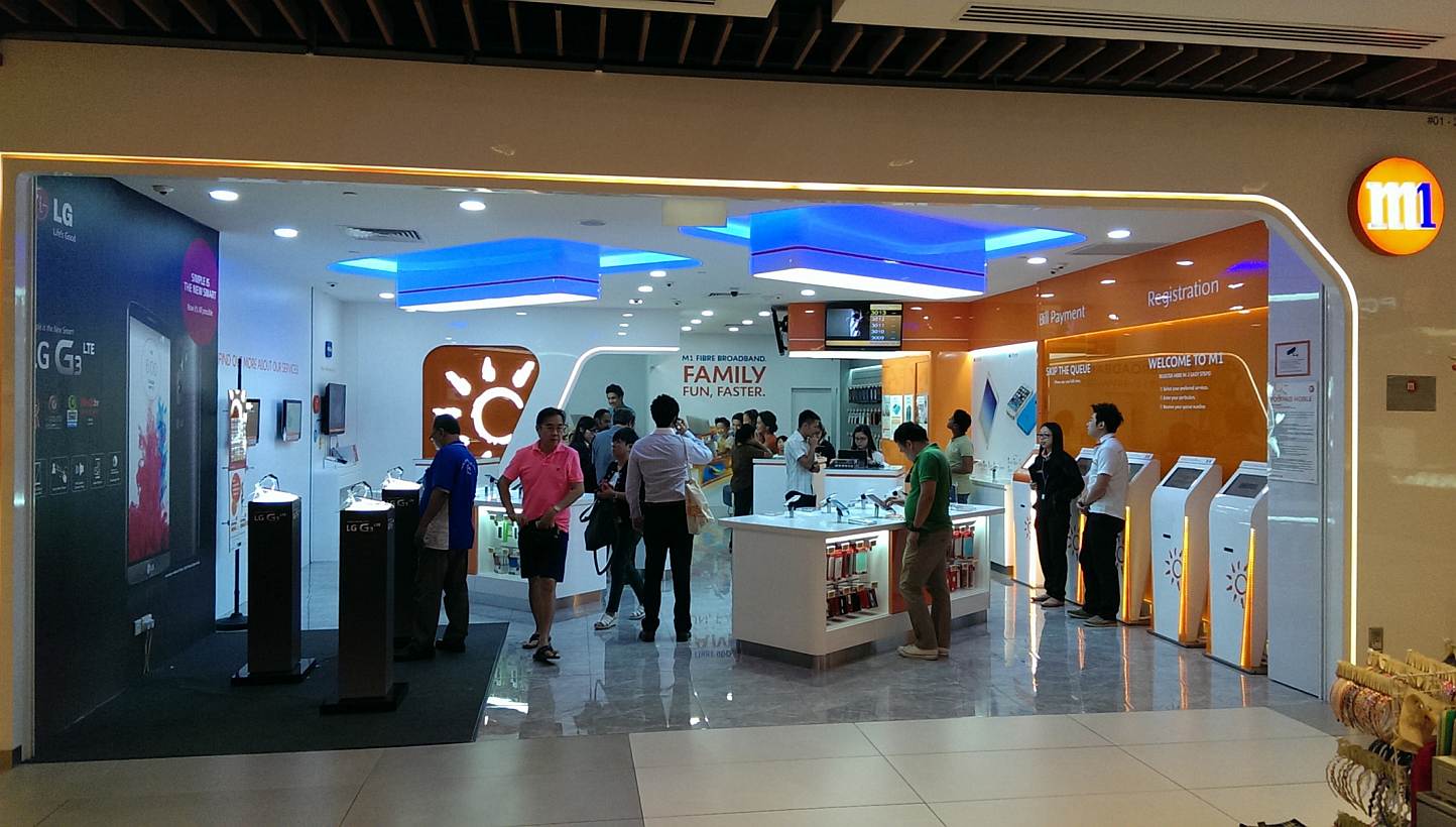 Telco M1 will be offering its customers free voice calls, SMS/MMS messages and mobile data for local usage over the four-day National Day weekend. &nbsp;-- PHOTO: M1