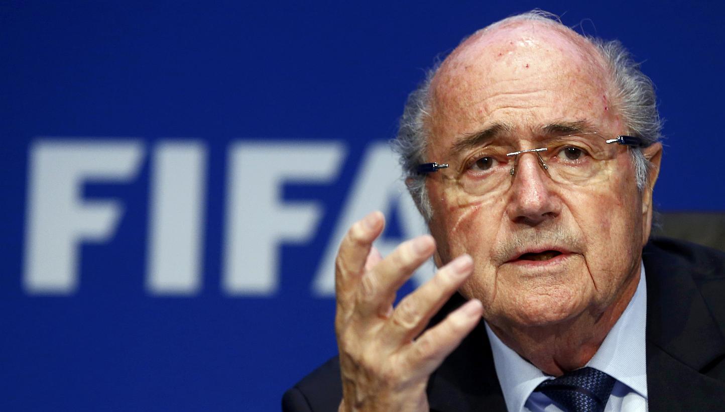 Sepp Blatter resigned as Fifa president on Tuesday, four days after being re-elected to a fifth term. -- PHOTO: REUTERS