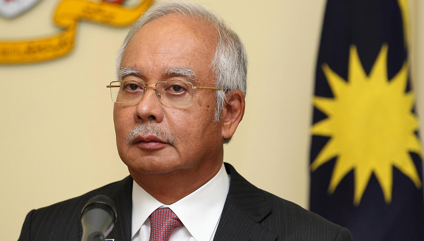 Prime Minister Datuk Seri Najib Razak is set to answer questions at an open townhall dialogue at the Putra World Trade Centre on Friday. -- PHOTO: BLOOMBERG