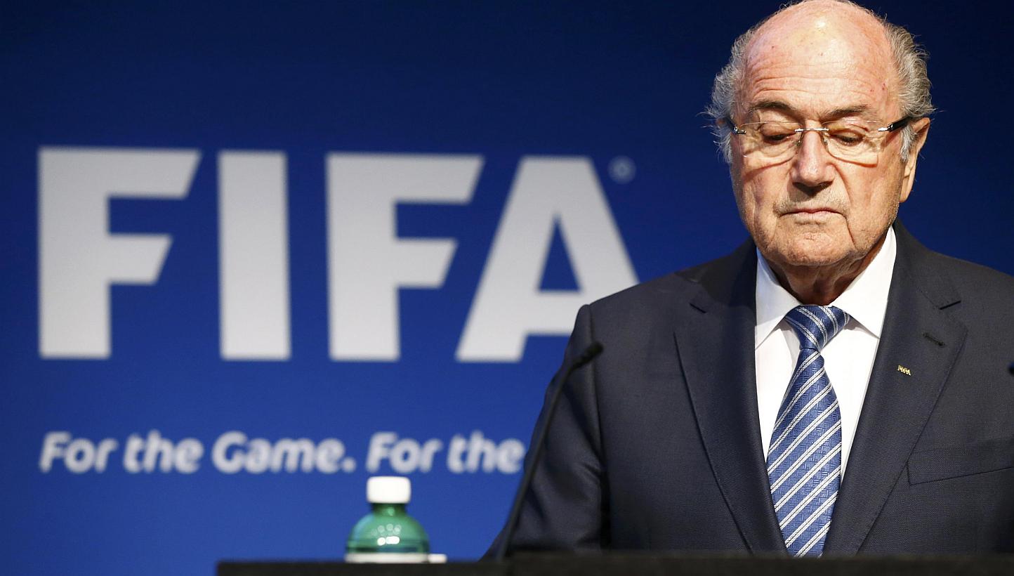 Sepp Blatter announcing his resignation as Fifa president on Tuesday. Blatter is a wily old fox. Even when the world thinks he has stepped down, it may just be that he has done anything but.