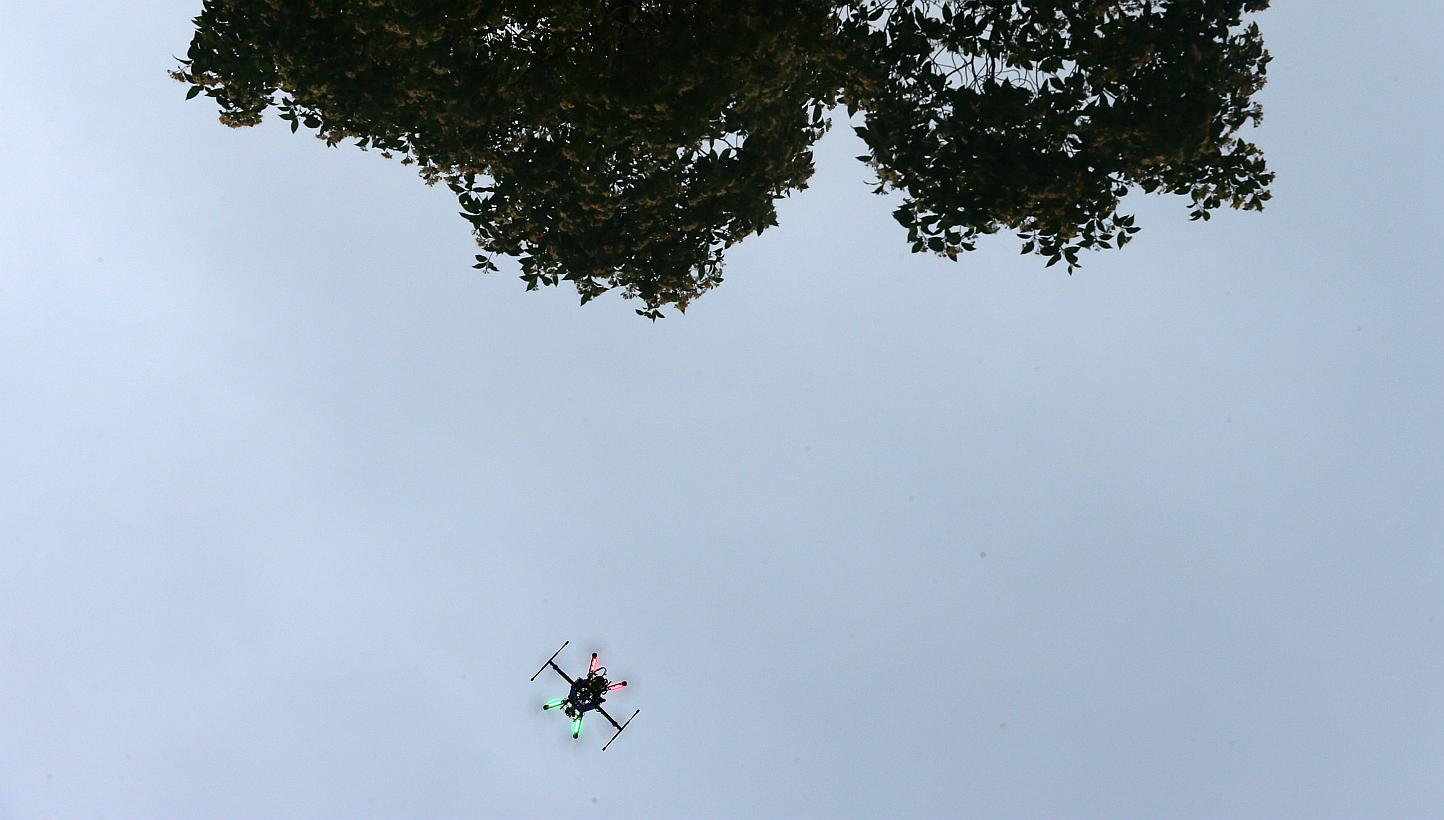 Operation of drones will not be allowed at SEA Games competition venues from Friday (June 5) till June 16. -- ST PHOTO: NEO XIAOBIN&nbsp;