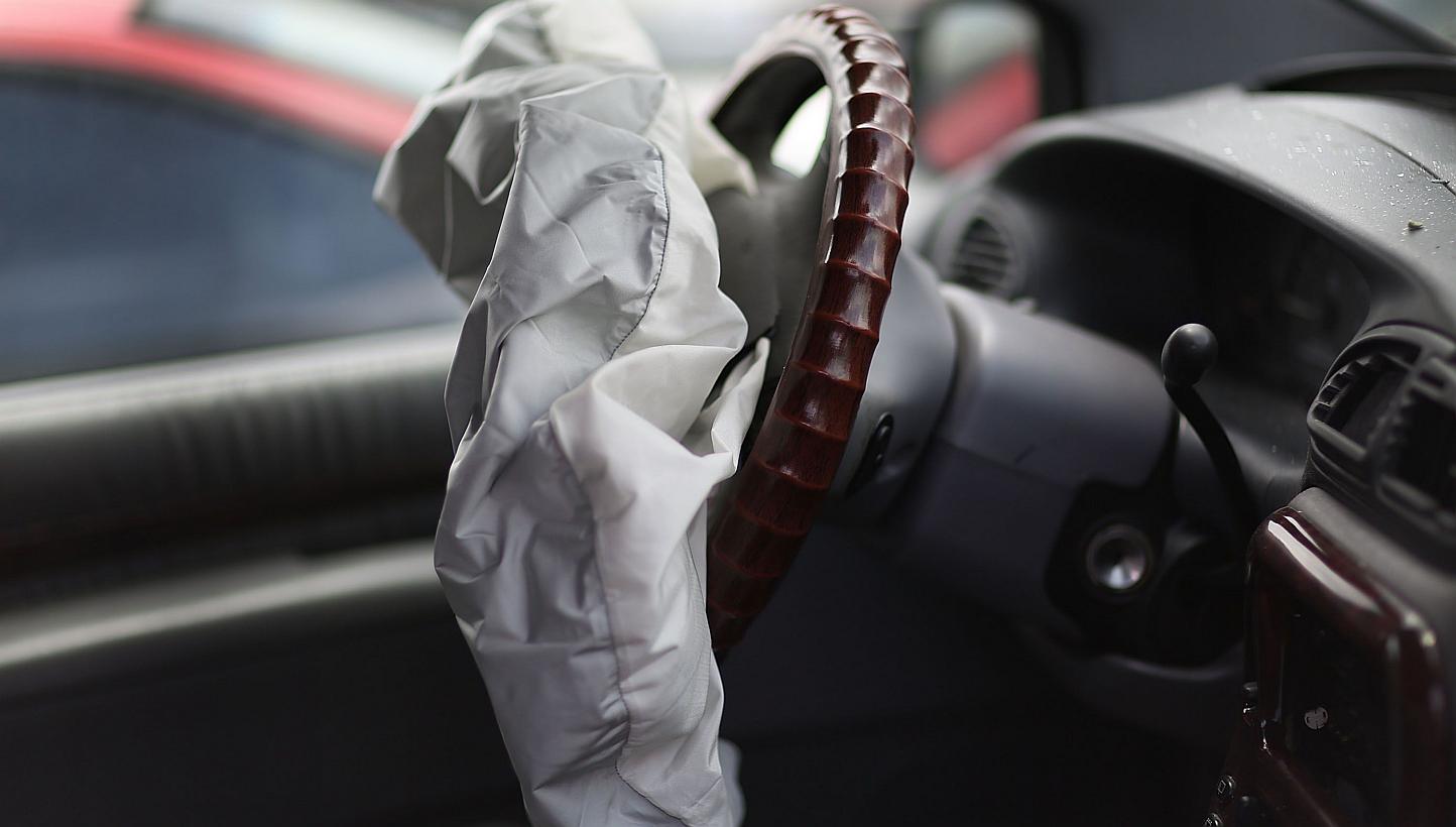 More than 75,000 vehicles in Singapore are affected by a worldwide recall caused by a potentially fatal flaw in the airbag system, the Land Transport Authority (LTA) revealed yesterday. -- PHOTO: AFP
