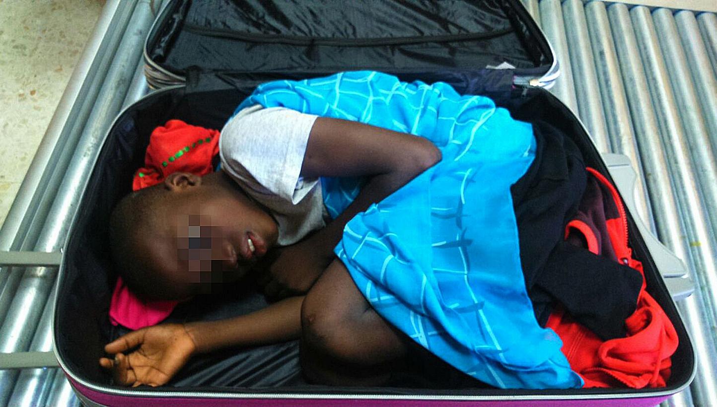 Eight-year-old Adou Ouattara has been staying at a centre for underage migrants in Ceuta, one of two Spanish enclaves in North Africa, since police found him on May 7 curled up and covered inside a suitcase without air vents at a border checkpoint in