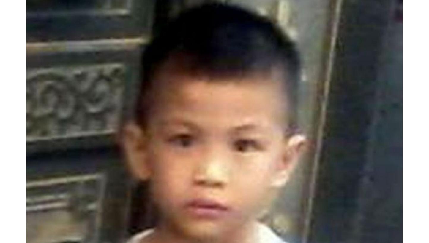The boy found buried under the kitchen floor. The woman being investigated with her husband over the alleged murder and burial has claimed that she is also a victim. -- PHOTO: THE STAR/ASIA NEWS NETWORK 