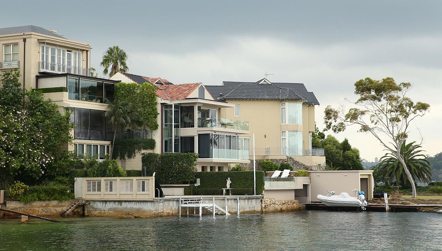 Residential properties by the waterfront in the suburb of Point Piper in Sydney, Australia, on March 10, 2015. -- PHOTO: BLOOMBERG