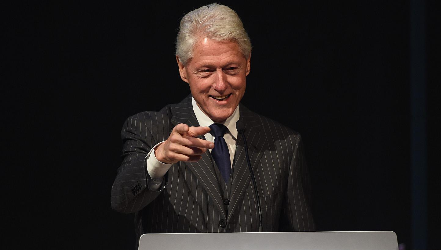 Bill Clinton speaks during the Forbes' 2015 Philanthropy Summit Awards Dinner on June 3, 2015 in New York City. The former US president Bill Clinton said on Wednesday that he would no longer give paid speeches if his wife Hillary is elected US presid