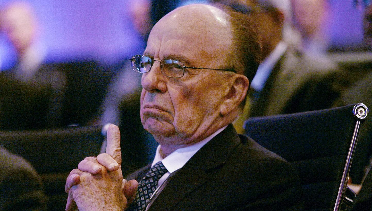 Rupert Murdoch is preparing to step down as CEO of 21st Century Fox. His son James will be taking over the media-entertainment conglomerate. -- PHOTO: REUTERS&nbsp;