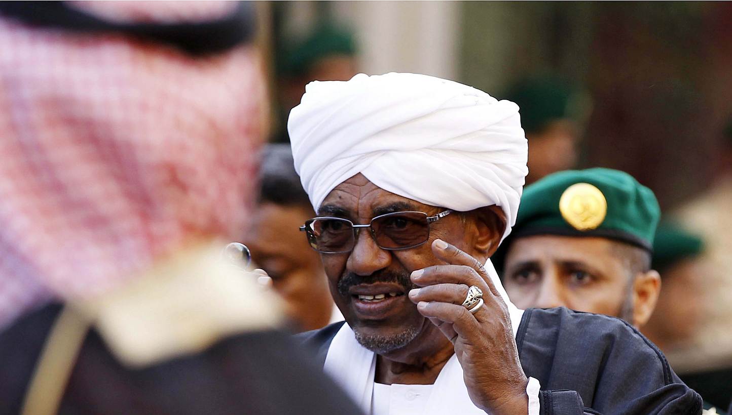 A file picture dated on Jan 23, 2015 shows the President of Sudan, Omar al-Bashir, at the funeral of the late Saudi King, Abdullah bin Abdulaziz al-Saud, in Riyadh, Saudi Arabia. South Africa's High Court barred the Sudanese President from leavi