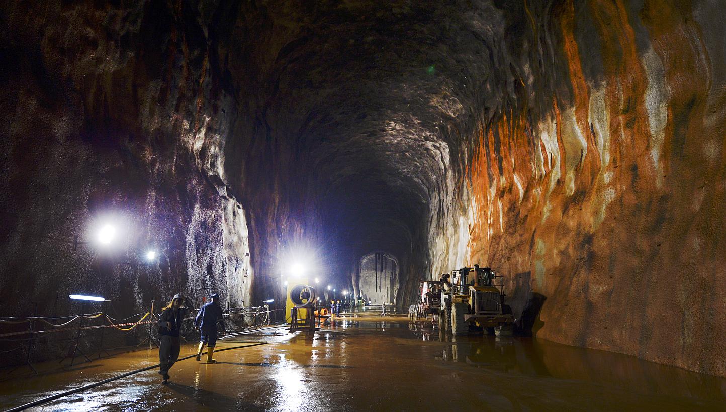 The $950 million Jurong Rock Caverns, developed by JTC Corporation, that was opened in September 2014. PUB is exploring the possibility of using underground space for drainage and water storage. -- PHOTO: ST FILE&nbsp;