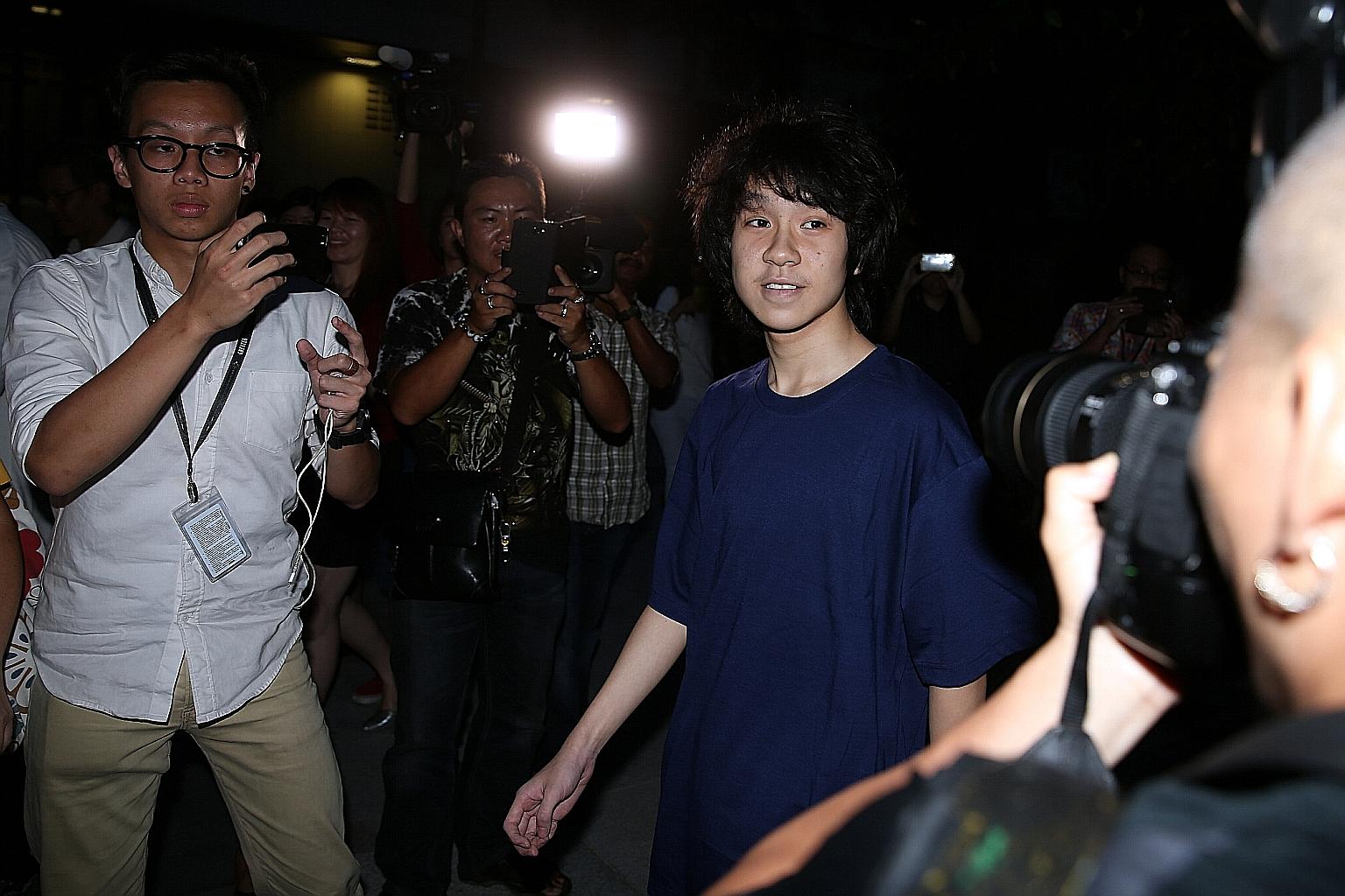 It is not clear how teenage blogger Amos Yee's Facebook page is being updated. Many of the posts complain about prison life.
