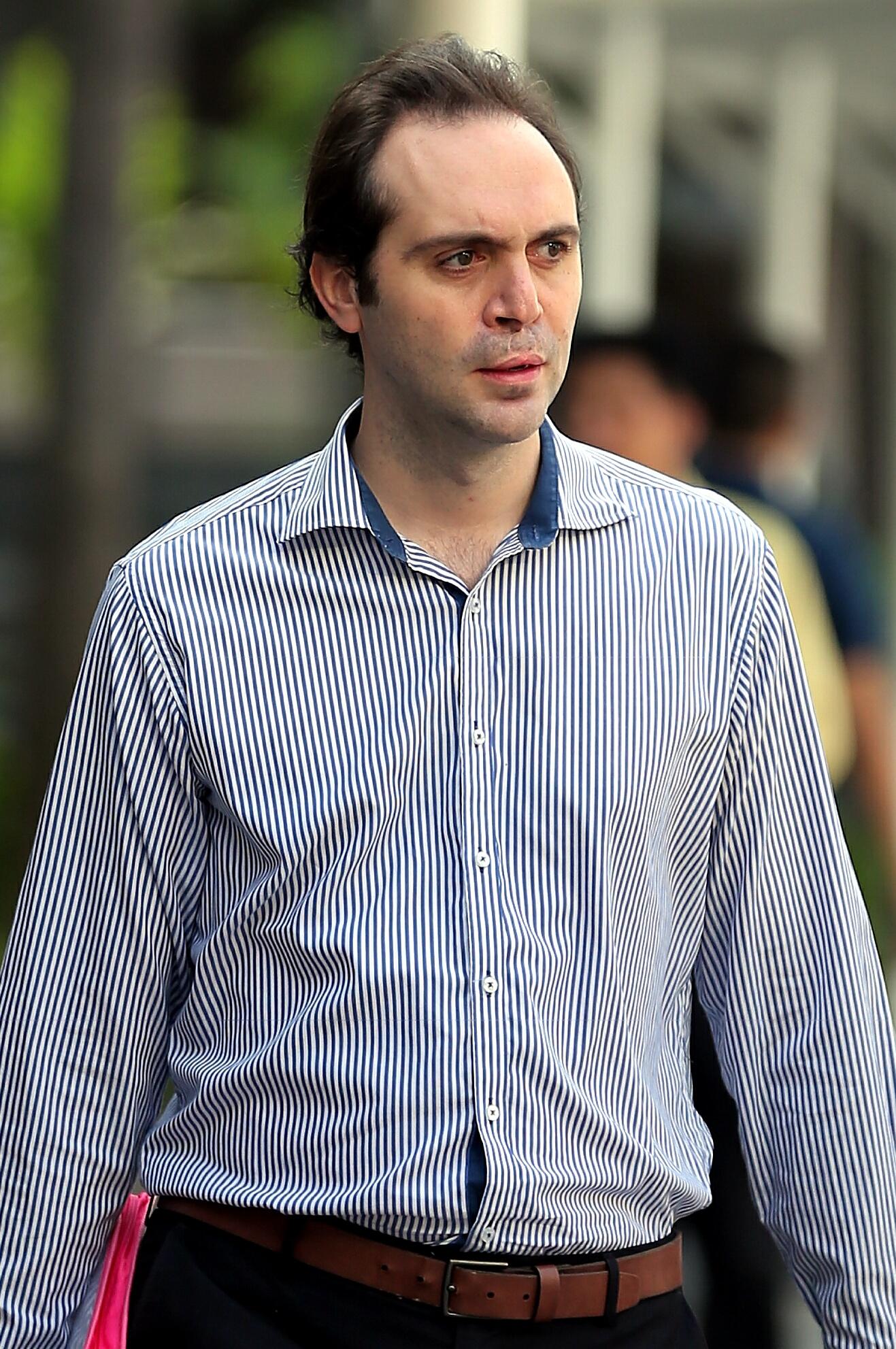 Dino Petrus Johannes van Deijzen (above) refused to pay the fare after his girlfriend vomited in the cab. Both were drunk. Van Deijzen then attacked the cabby when the latter threatened to call the police.