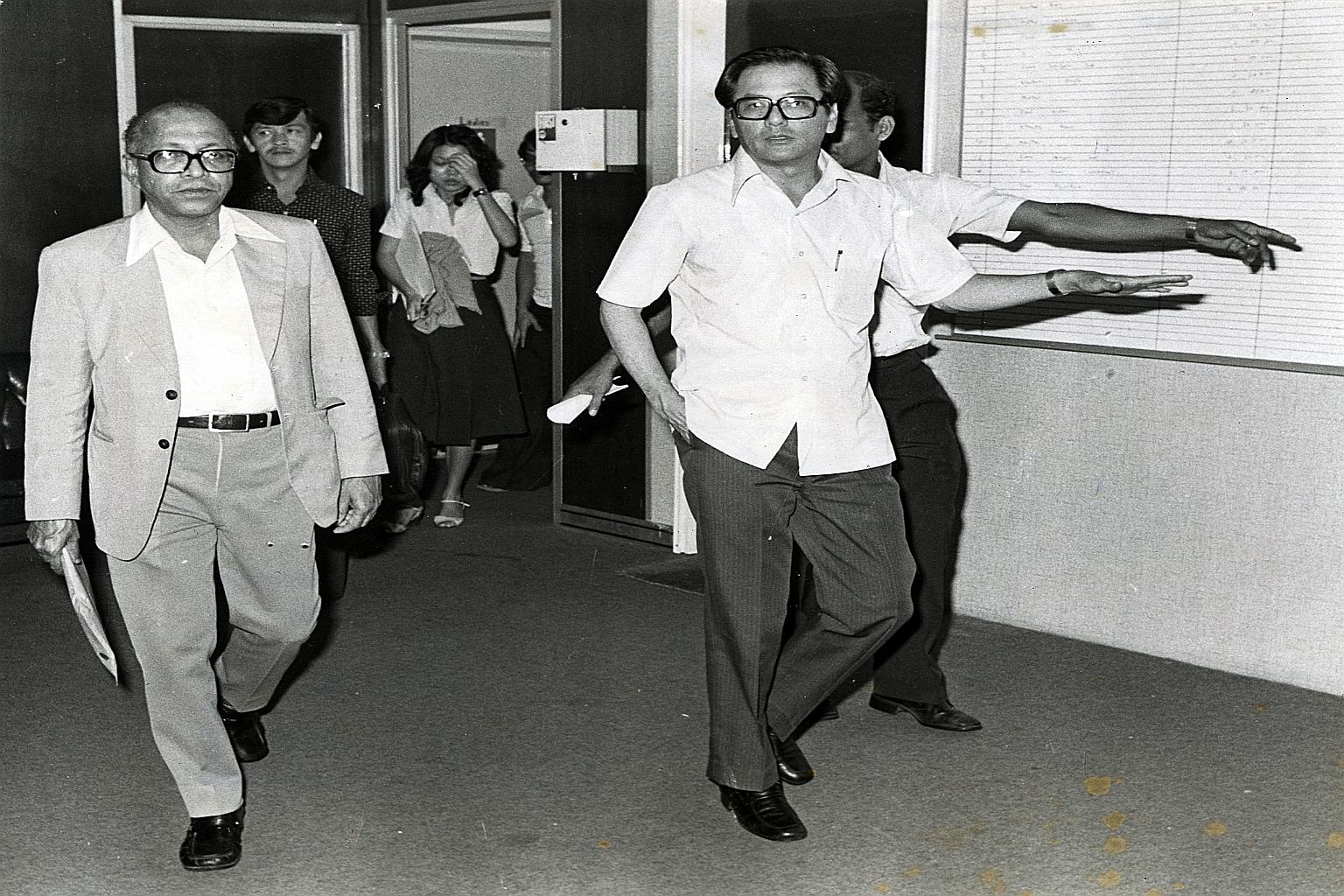 Phey Yew Kok in a photo taken on Dec 3, 1979, days before he had his charges read to him in court on Dec 10. He then went on the run on Dec 31, 1979.