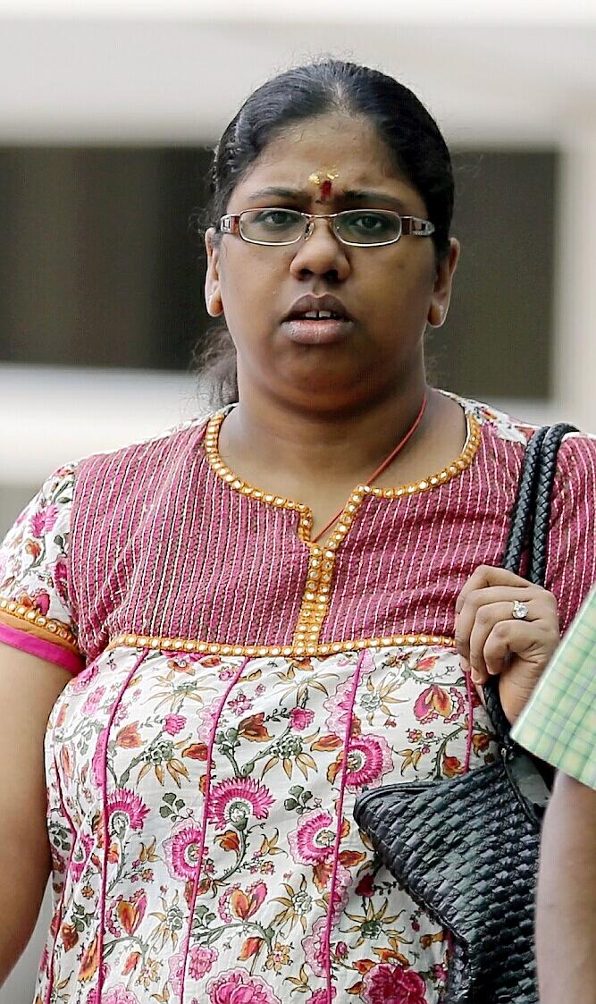 Suganthi Jayaraman was jailed for 15 months yesterday and ordered to pay $4,900 in compensation to her victim.
