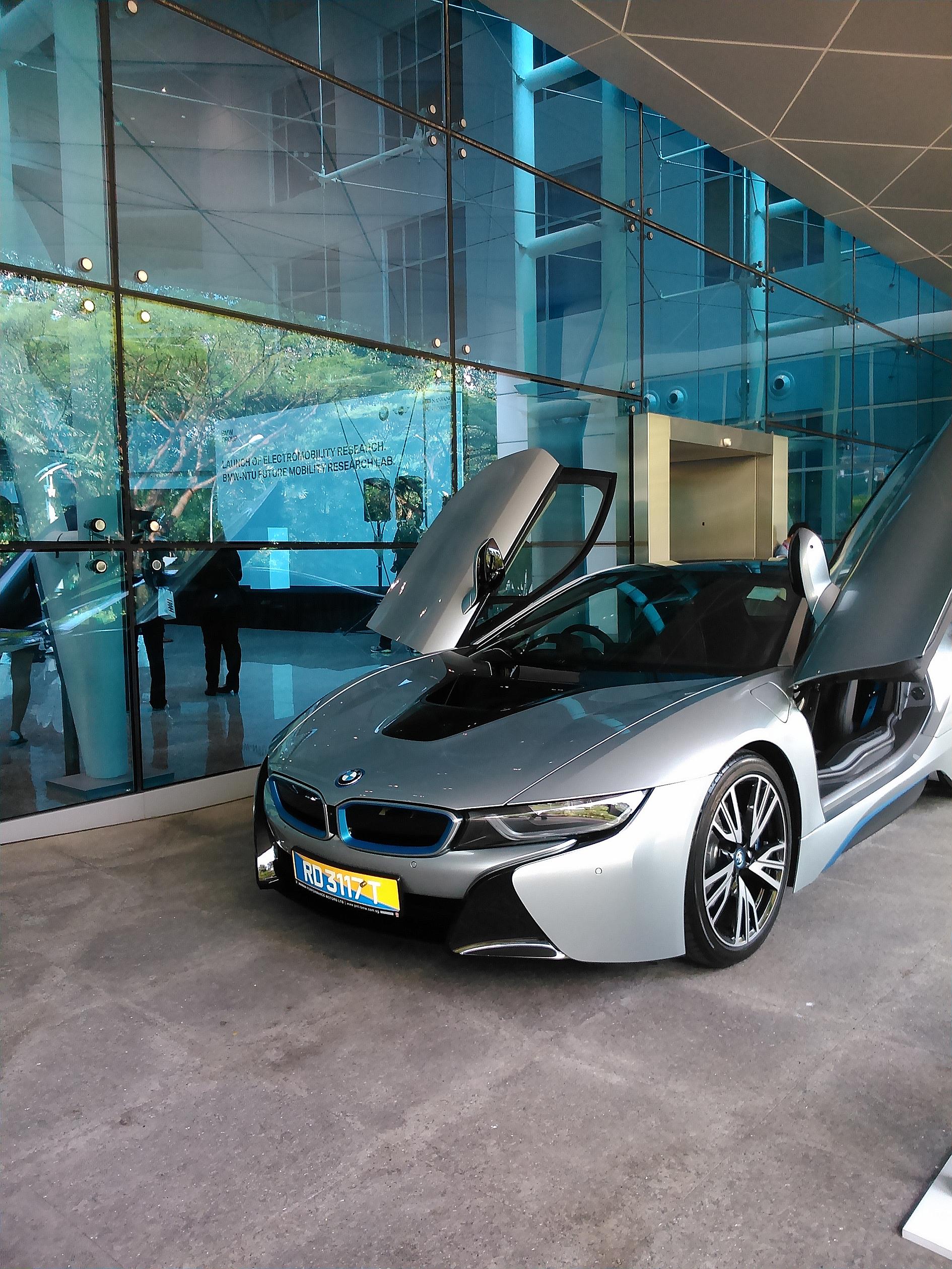 The future mobility lab set up by NTU and German carmaker BMW will get a BMW i8 (above), a plug-in hybrid sports car, and a BMW i3, a full-electric hatchback, as research platforms.