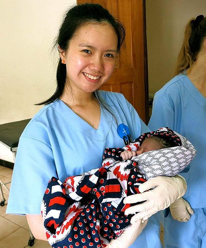 Ms Megan Loy wanted to serve the poor. So last year, she went to Africa to do volunteer work. She assisted doctors in Tanzania to deliver babies.