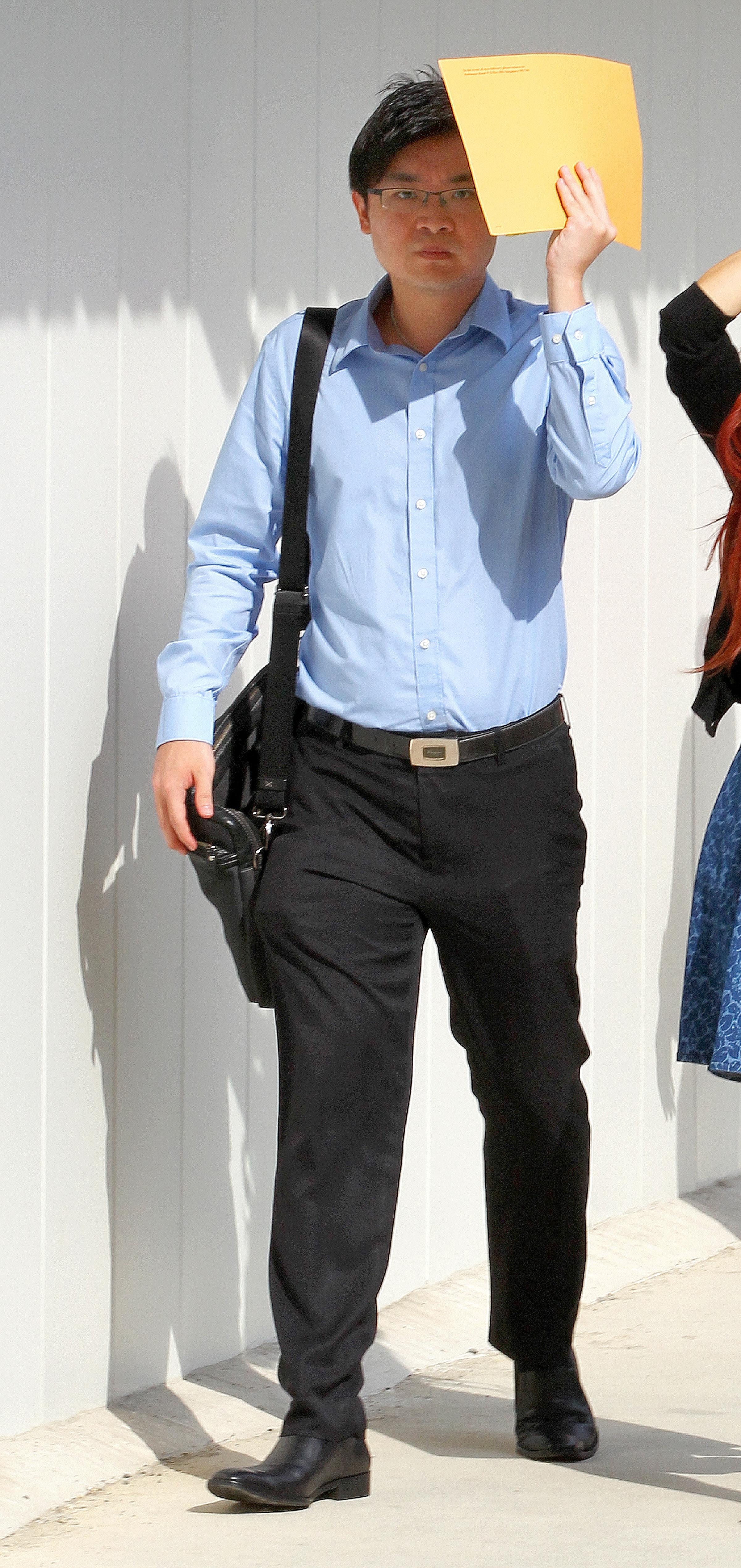 Ricky Widjaja (above) admitted to 13 of 52 counts of scheming with Thomas Tong Heng Huat to use a computer to access a program called Margin Maker 2 with the intention to cheat Singapore Pools.